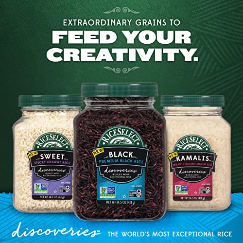 RiceSelect Discoveries Premium Black Rice, Whole Grain, Gluten-F...