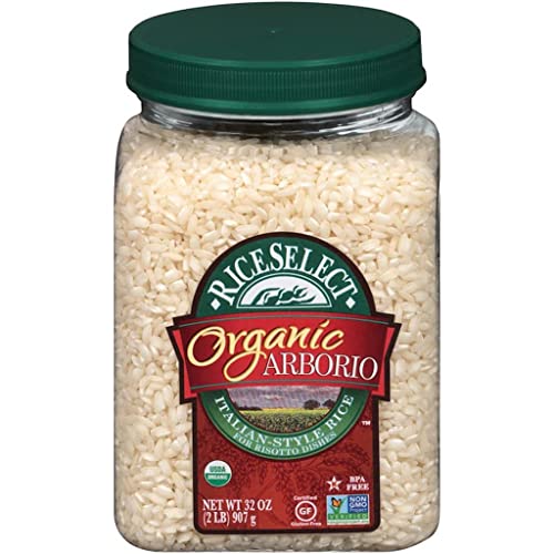 RiceSelect Organic Arborio Risotto Rice, Gluten-Free, Non-GMO, V...