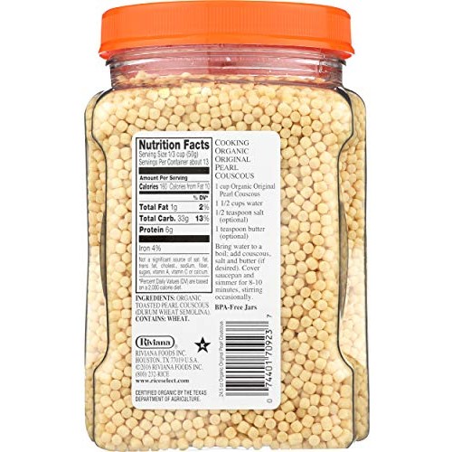 Riceselect Organic Pearl Couscous, 24.5-Ounce