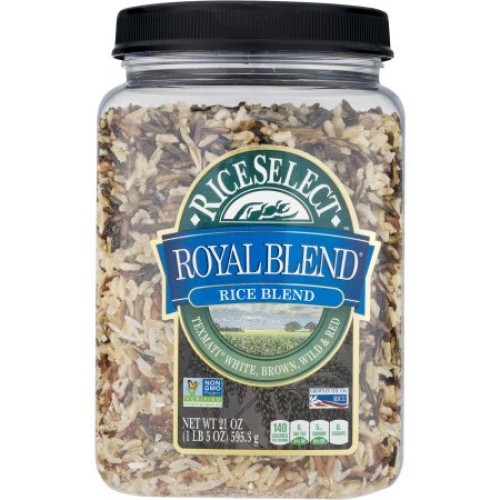 Riceselect Royal Blend Texmati White, Brown, Wild, And Red Rice,