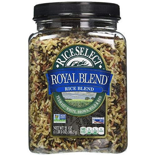 Riceselect Royal Blend Texmati White, Brown, Wild, And Red Rice,
