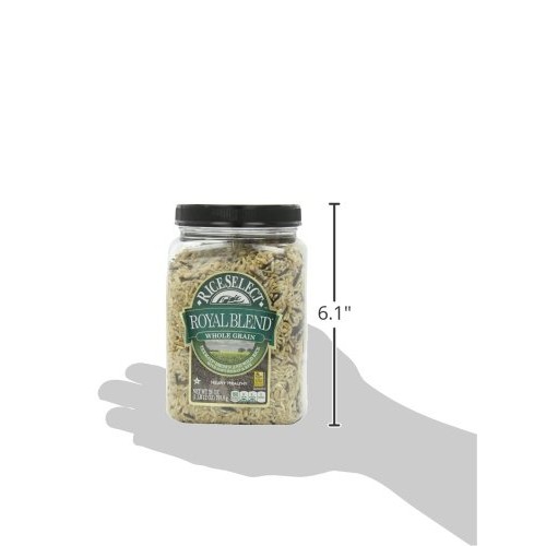 Riceselect Whole Grain Royal Blend With Wild Rice, 28-Ounce Jars