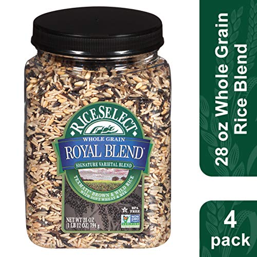 Riceselect Whole Grain Royal Blend With Wild Rice, 28-Ounce Jars