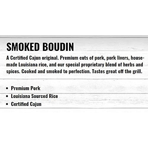 Richards Smoked Boudin Sausage 16oz 3 Pack