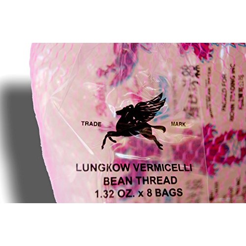 Lungkow Vermicelli Bean Thread Glass Noodles 8 Ct 10.56 Oz/300Gm