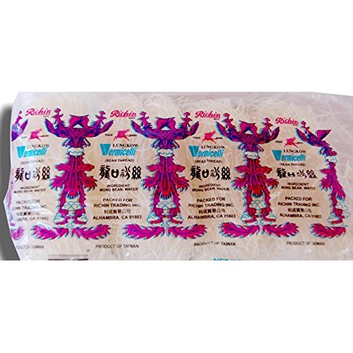 Lungkow Vermicelli Bean Thread Glass Noodles 8 Ct 10.56 Oz/300Gm