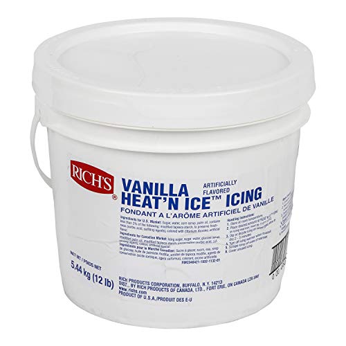 Richs Heat N Ice Donut Icing For Donuts, Rolls &Amp; More, Vanilla