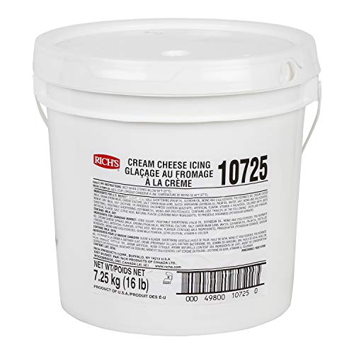 Richs Buttercream Style Cream Cheese Icing, 16 Lb Pail