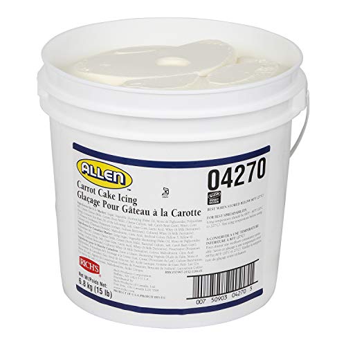 Richs JW Allen Cake Icing Ideal for Cakes & Cookies, Carrot, 24...