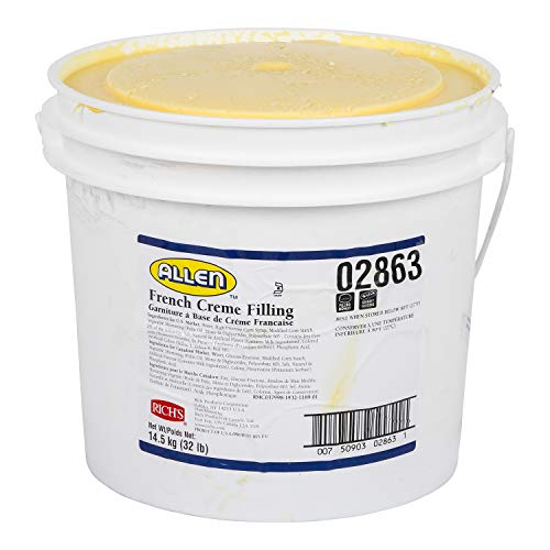 Richs Jw Allen French Creme Filling, Perfect For Pastry, 32 Lb