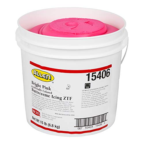 Richs JW Allen Pre-Whipped Icing, Buttercream, 240 Oz