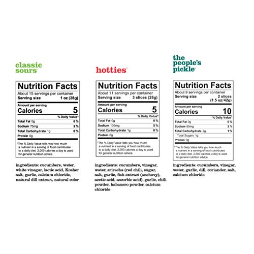 Pickle Trio - Classic Sours / The Peoples Pickle / Hotties - 3 Pk