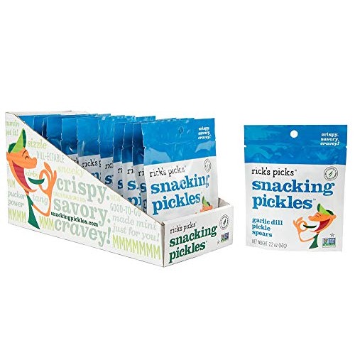 Rick’S Picks Snacking Pickles, Garlic Dill Pickle Spears; Gluten