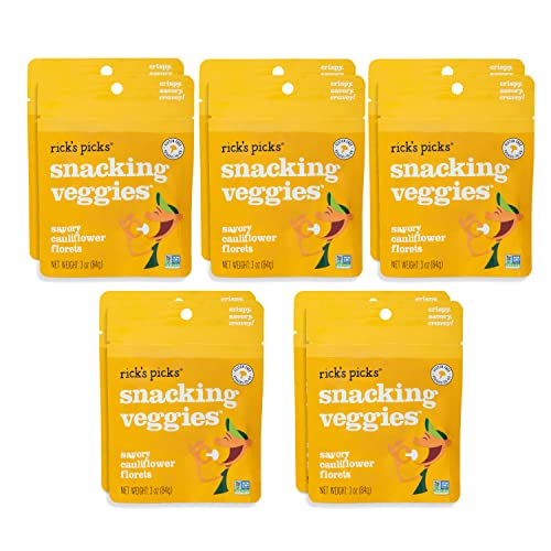 Rick’S Picks Snacking Pickles, Savory Cauliflower Florets; Glute