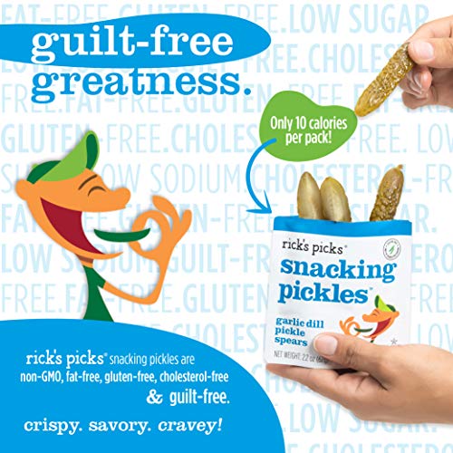 Snacking Pickles Garlic Dill Pickle Spears- 3 Pk