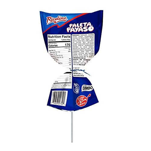 Paleta Payaso - Chocolate Coated Marshmallow Lollipop With Gummi Paleta Payaso - Chocolate Coated Marshmallow Lollipop With Gummi