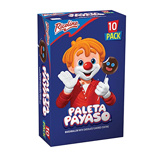 Paleta Payaso - Chocolate Coated Marshmallow Lollipop With Gummi Paleta Payaso - Chocolate Coated Marshmallow Lollipop With Gummi