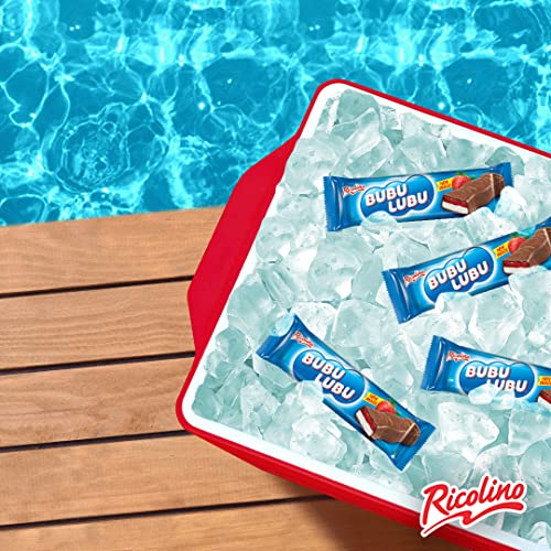 RICOLINO Bubulubu Chocolate Strawberry Marshmallow Bar Box with ...