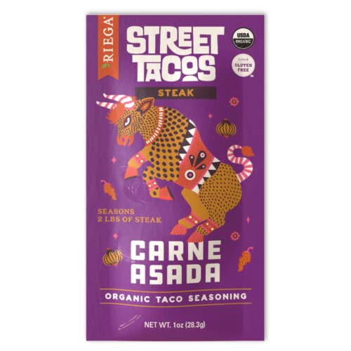 Riega Organic Carne Asada Street Taco Seasoning, Mix Makes the P...