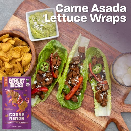 Riega Organic Carne Asada Street Taco Seasoning, Mix Makes the P...