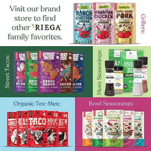 Riega Organic Carne Asada Street Taco Seasoning, Mix Makes the P...
