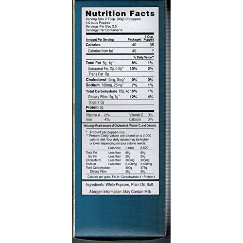 Riehles Select Popcorn Hulless Natural Lite Microwave Popcorn