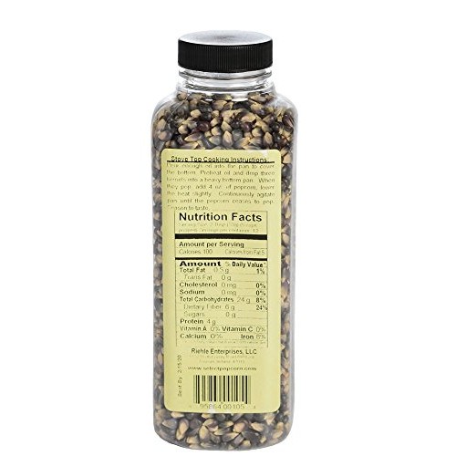 Riehles Select Popping Corn 3-Pack Hulless Gourmet Popcorn