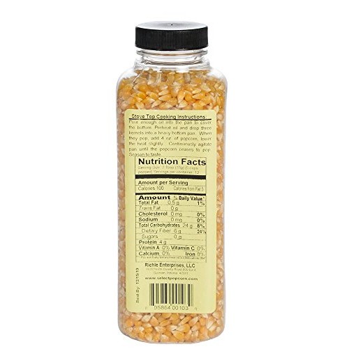 Riehles Select Popping Corn 3-Pack Hulless Gourmet Popcorn