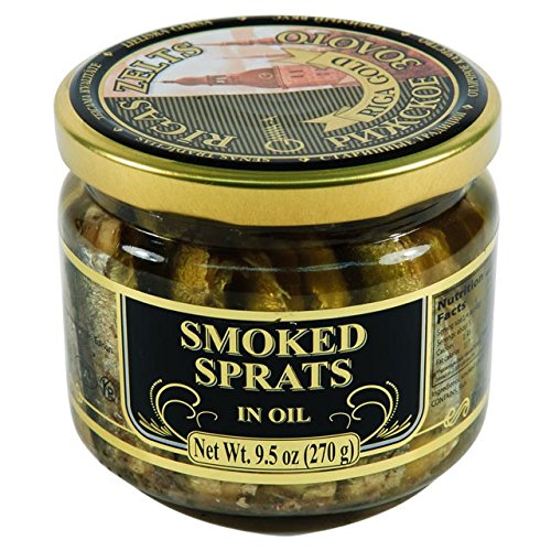 Riga Gold, Smoked Sprats In Oil - 9.5 Oz/270G