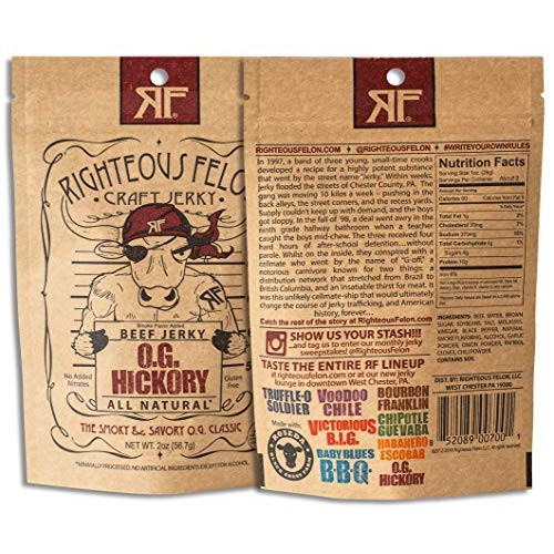 Righteous Felon Beef Jerky Bundle - Savory Beef Jerky Sampler -