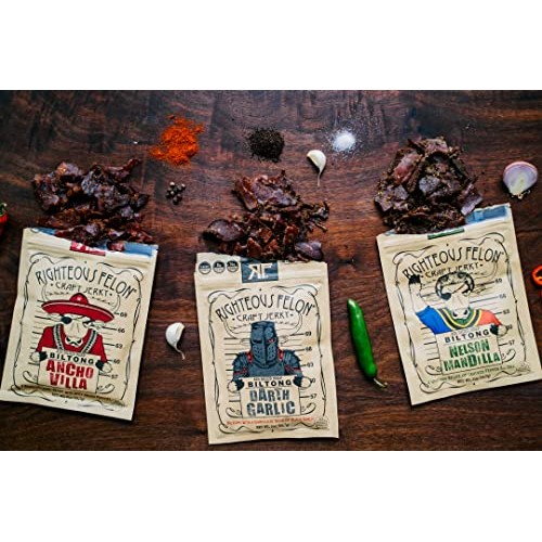 Righteous Felon Biltong Variety Beef Jerky | Keto, Paleo, Gluten...