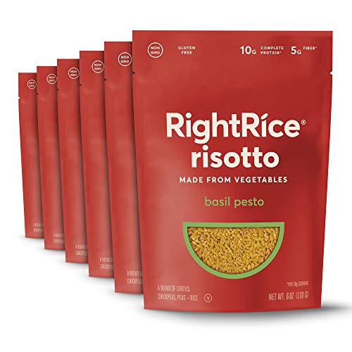 Rightrice Risotto - Basil Pesto 6Oz. Pack Of 6 - Made From Veg