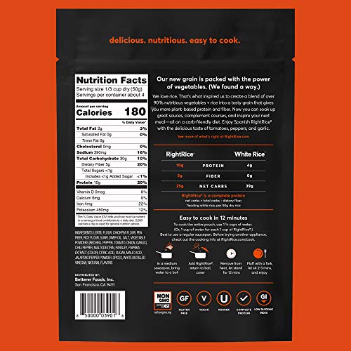 Rightrice - Variety Pack 7Oz. Pack Of 6 - Made From Vegetables