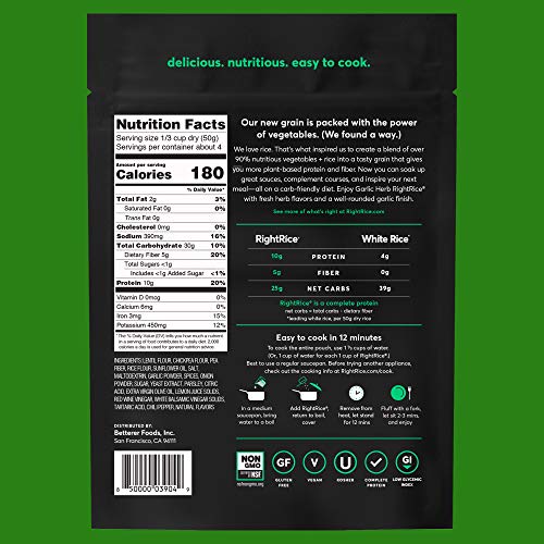 Rightrice - Variety Pack 7Oz. Pack Of 6 - Made From Vegetables