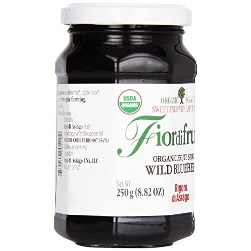 Rigoni Di Asiago Fiordifrutta Organic Fruit Spread, Wild Blueber