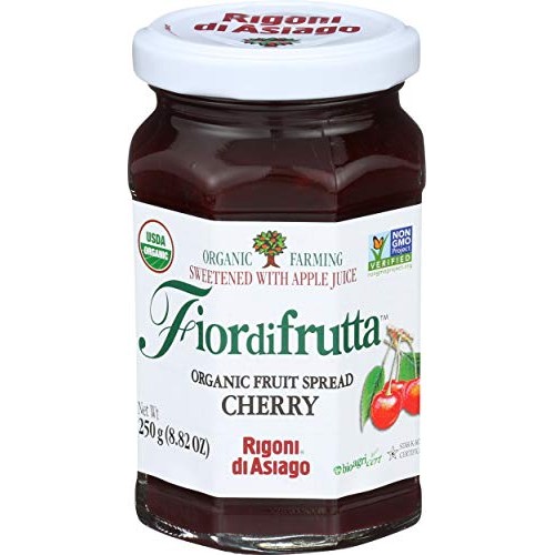 Rigoni Di Asiago Fiordifrutta Organic Fruit Spread, Cherry, 8.82