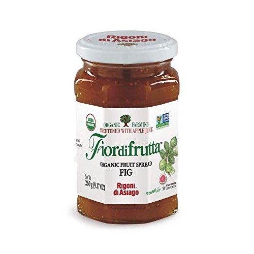 Rigoni Di Asiago Fiordifrutta Organic Fruit Spread, Fig, 6 Count