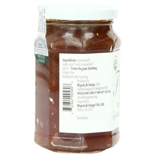 Rigoni Di Asiago Fiordifrutta Organic Strawberry Fruit Spread, 8