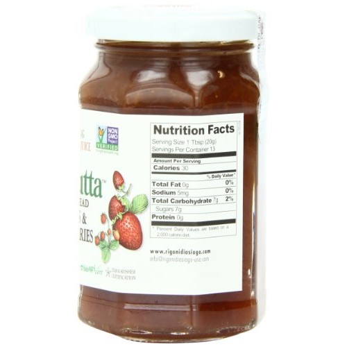 Rigoni Di Asiago Fiordifrutta Organic Strawberry Fruit Spread, 8