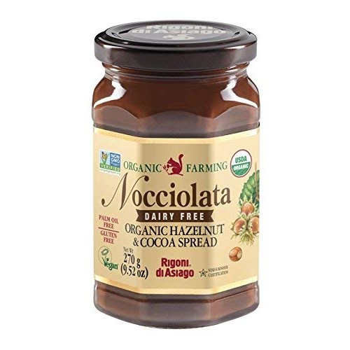Rigoni Di Asiago Nocciolata Dairy Free Organic Hazelnut Spread,