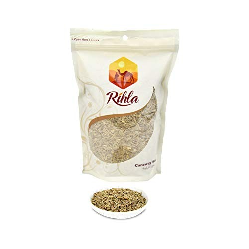 Caraway Premium Seeds Carum Carvi - Rihlas Superfoods - 1.1Lb