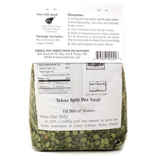 Rill Foods Tekoa Split Pea Soup Mix 16 Oz