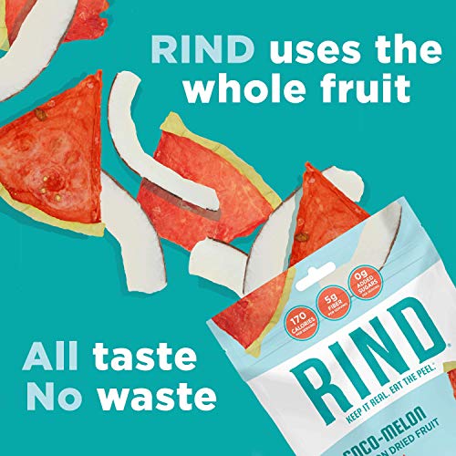 Rind Snacks Coco-Melon Dried Fruit Superfood, Organic Coconut, W