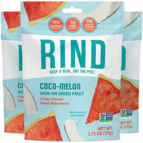 Rind Snacks Coco-Melon Dried Fruit Superfood, Organic Coconut, W
