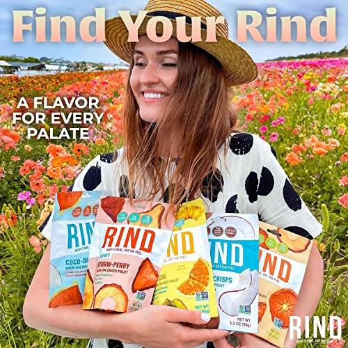 RIND Snacks | Dark Cocoa Sea Salt Coconut Crisps | Dried Fruit S...