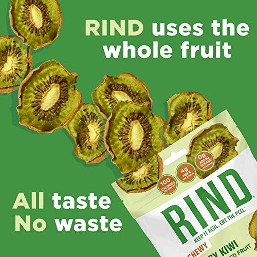 Rind Snacks Tangy Kiwi Dried Fruit Superfood, High Fiber, Vegan,