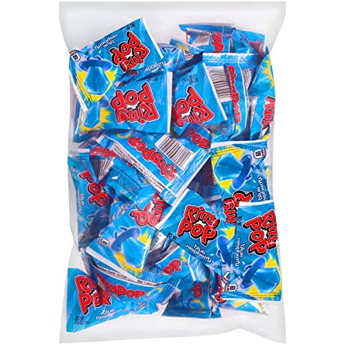 Ring Pop Individually Wrapped Blue Raspberry 30 Count Bulk Lolli... Ring Pop Individually Wrapped Blue Raspberry 30 Count Bulk Lolli...