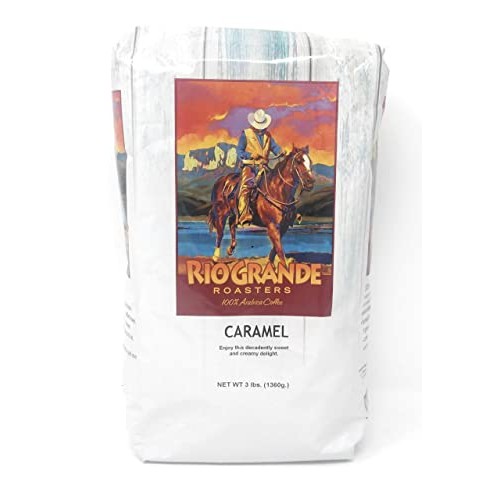 Rio Grande Roasters Caramel Whole Bean Coffee 3 Pound Bag