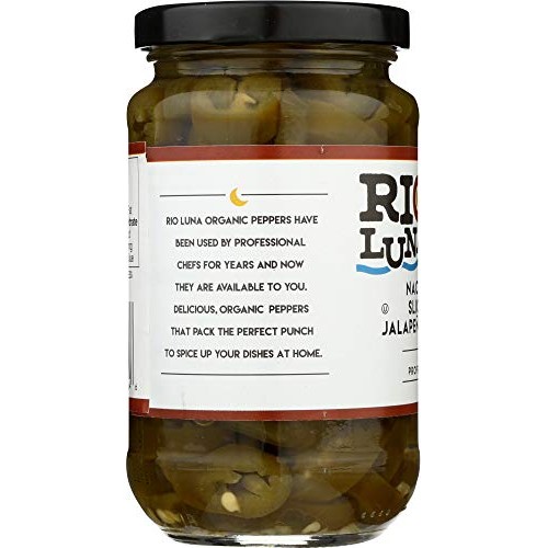 Rio Luna, Jalapenos Nacho Sliced Organic, 12 Ounce