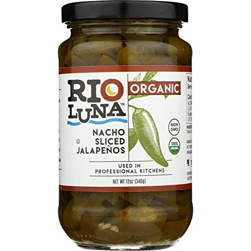 Rio Luna, Jalapenos Nacho Sliced Organic, 12 Ounce